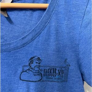 Salty Supply Co. Scoop neck tee